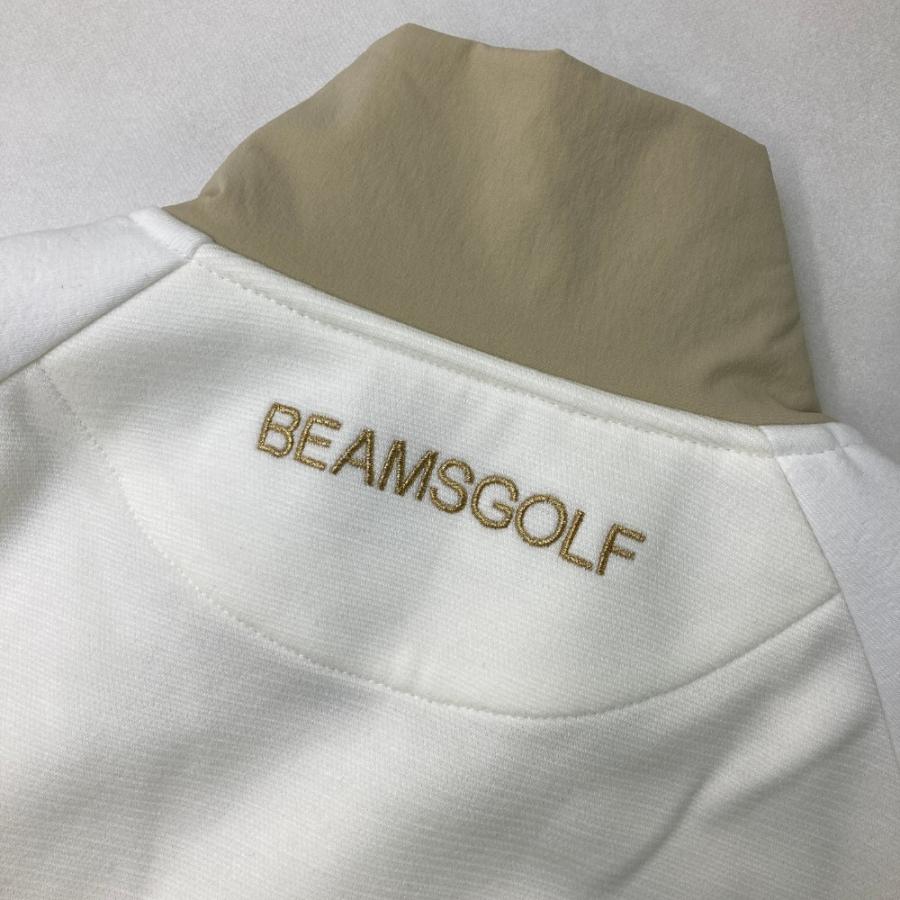 BEAMS GOLF ビームスゴルフ ジップジャケット ホワイト系 S
