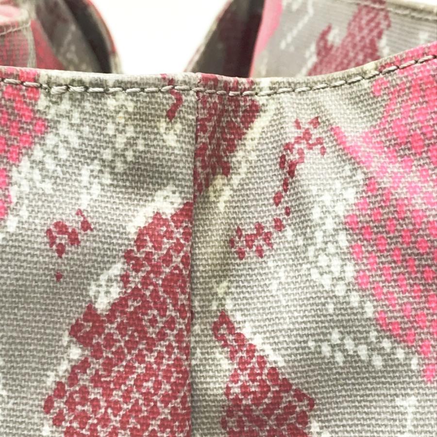 TORY BURCH トリーバーチ トートバッグ パイソン柄 ピンク系