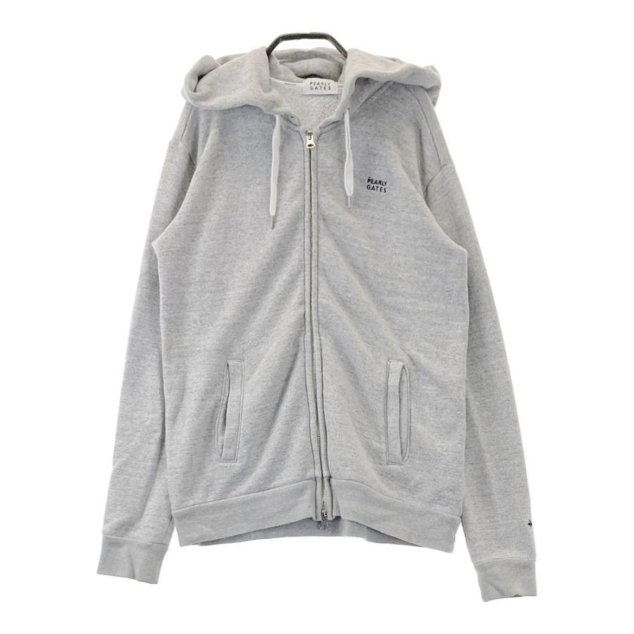 PEARLY GATES パーリーゲイツ 2023年モデル ジップ パーカー グレー系