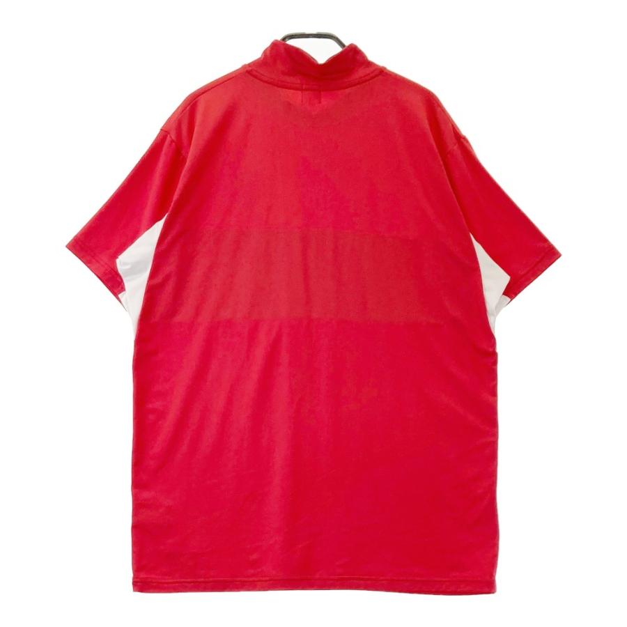 美品】ARCHIVIO アルチビオ モックネック半袖Tシャツ レッド系 48