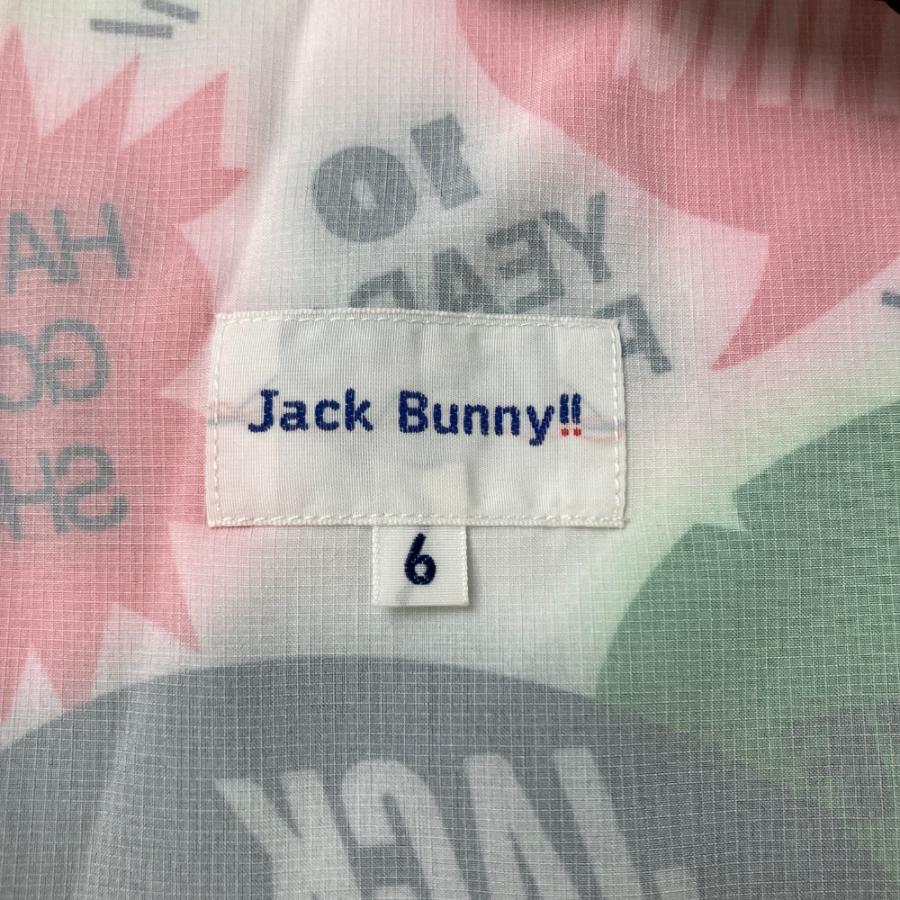美品】JACK BUNNY ジャックバニー ジップパーカー 総柄 ホワイト系 6