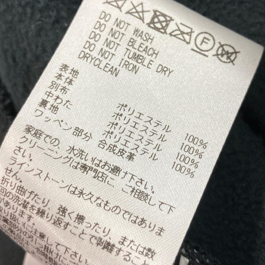MARK&LONA マークアンドロナ 裏起毛 ジップ ジャケット 総柄 ブラック系 46 ゴルフウェア メンズ_6