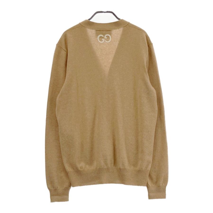 GUCCI グッチ 599866 カーディガン ベージュ系 M メンズ : ブランド