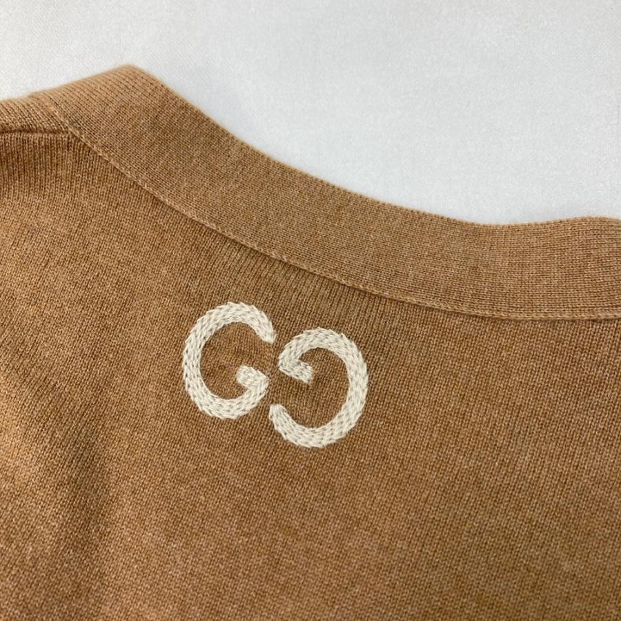 GUCCI（グッチ） 599866 カーディガン ベージュ系 M メンズ : ブランド