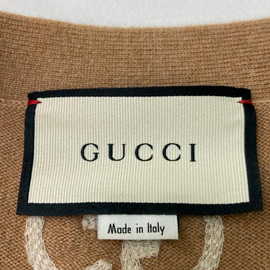 GUCCI（グッチ） 599866 カーディガン ベージュ系 M メンズ : ブランド