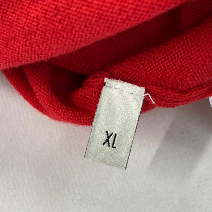 GUCCI グッチ 474320 ニット セーター タイガー レッド系 XL メンズ 