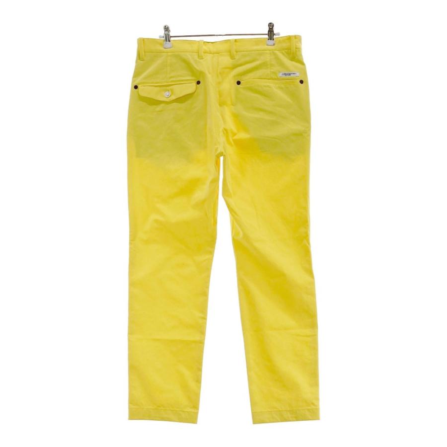 イエロー 4サイズ M ジャックバニー パンツ ズボン ゴルフウェア メンズ Jack Bunny!! ジャックバニー パンツ 蛍光イエロー×黒 撥水