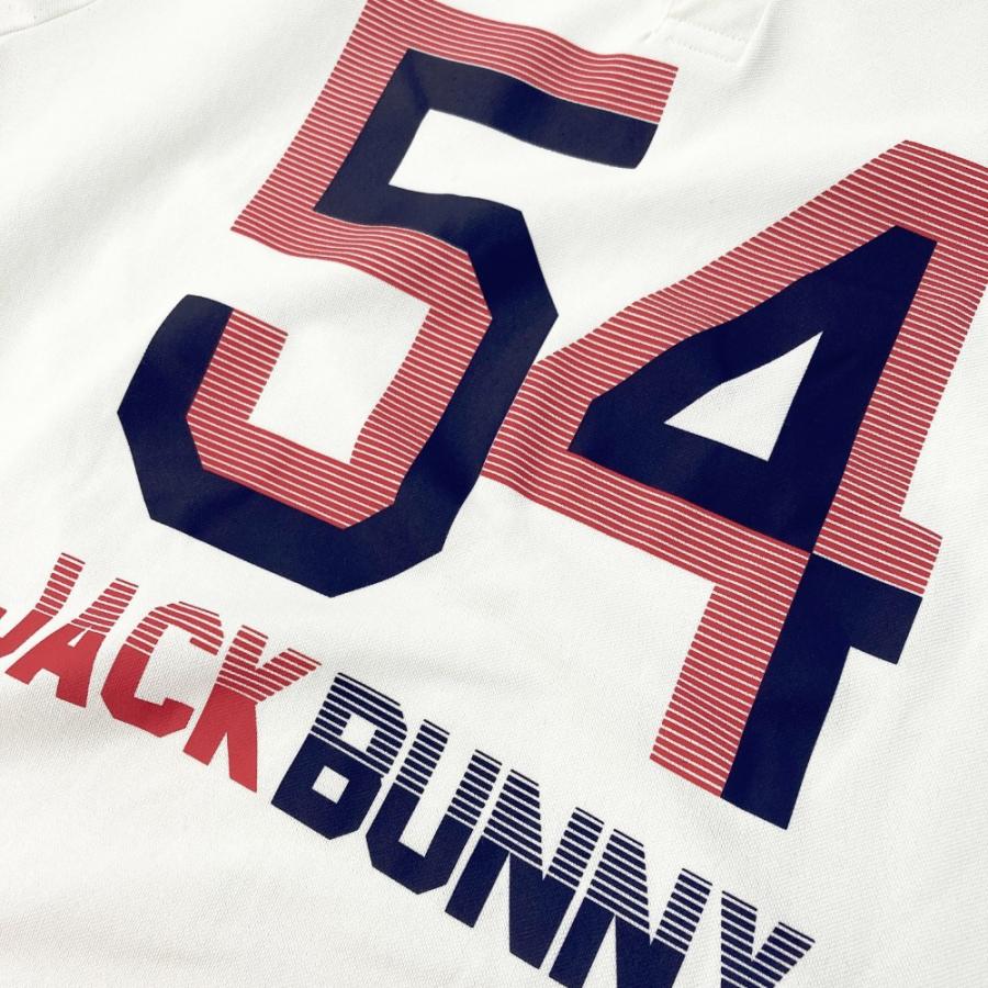 JACK BUNNY ジャックバニー 半袖ポロシャツ ホワイト系 5 ゴルフ