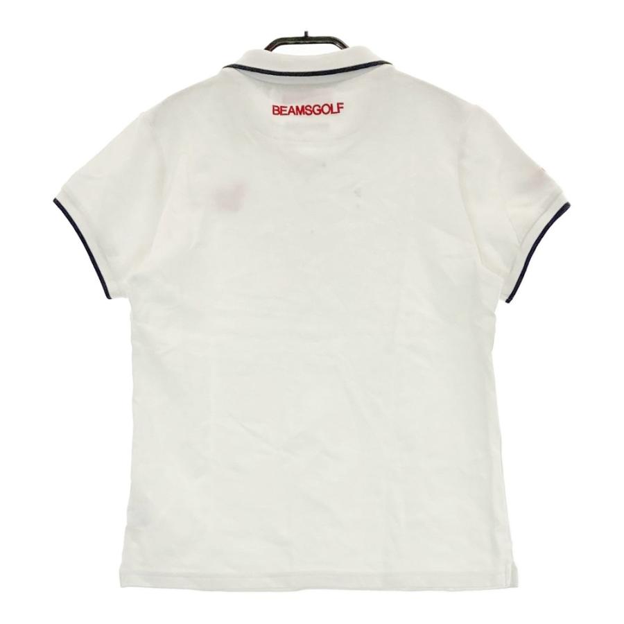 サイズ：L BEAMS GOLF ビームスゴルフ 2025年 半袖襟付きTシャツ  ホワイト系 [240101589114] ゴルフウェア メンズ ストスト スポーツ別 【美品】BEAMS GOLF ビームスゴルフ 2025年 半袖襟付きT