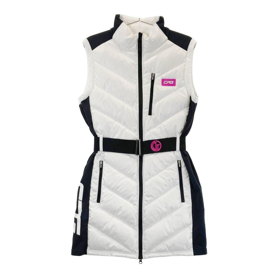 CPG GOLF シーピージーゴルフ ダウン ワンピース ホワイト系 L