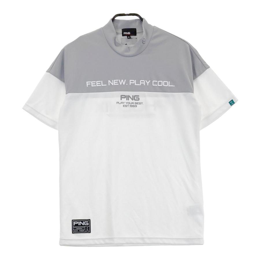 PING ピン 2024年モデル 半袖Tシャツ ホワイト系 M ゴルフウェア