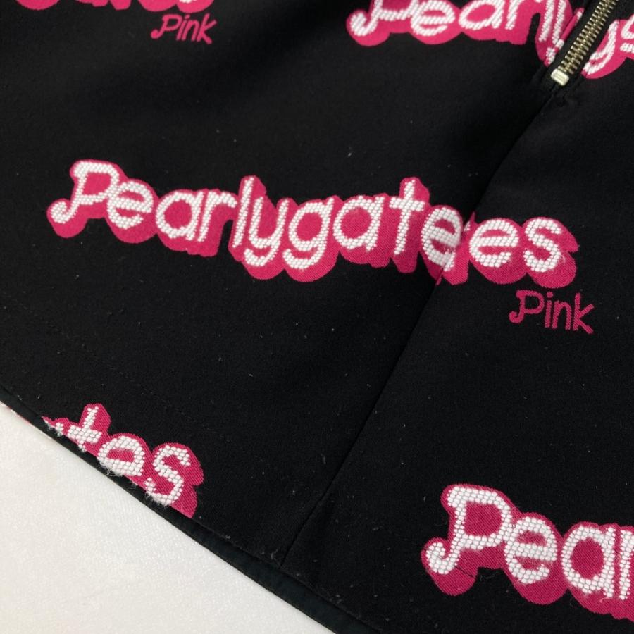 PEARLY GATES パーリーゲイツ スカート ロゴ 総柄 ブラック系 1 ゴルフ