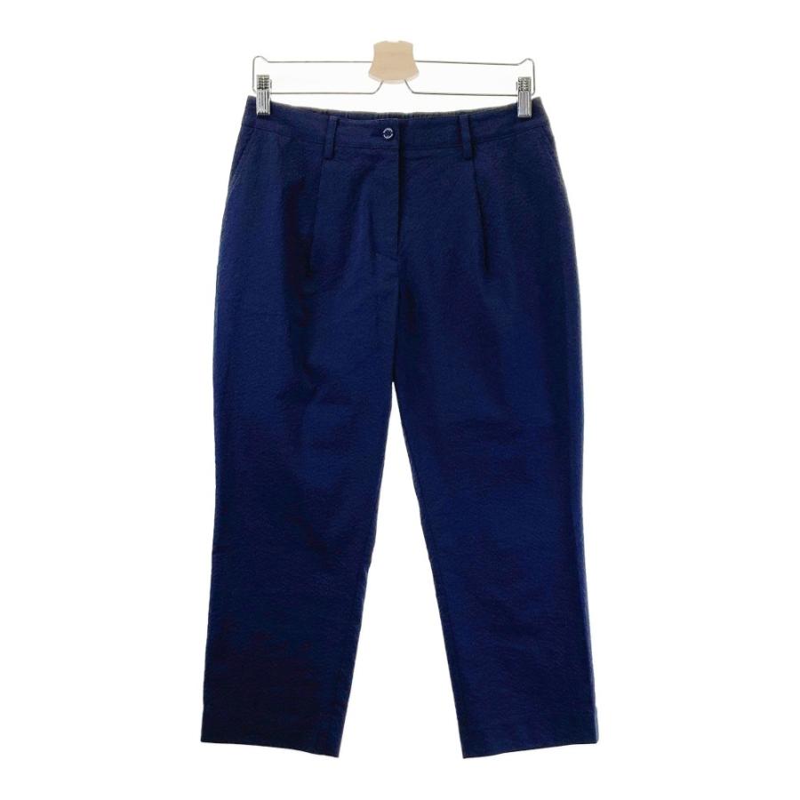 MUNSING WEAR マンシングウェア シアサッカー 9分丈 パンツ ネイビー系