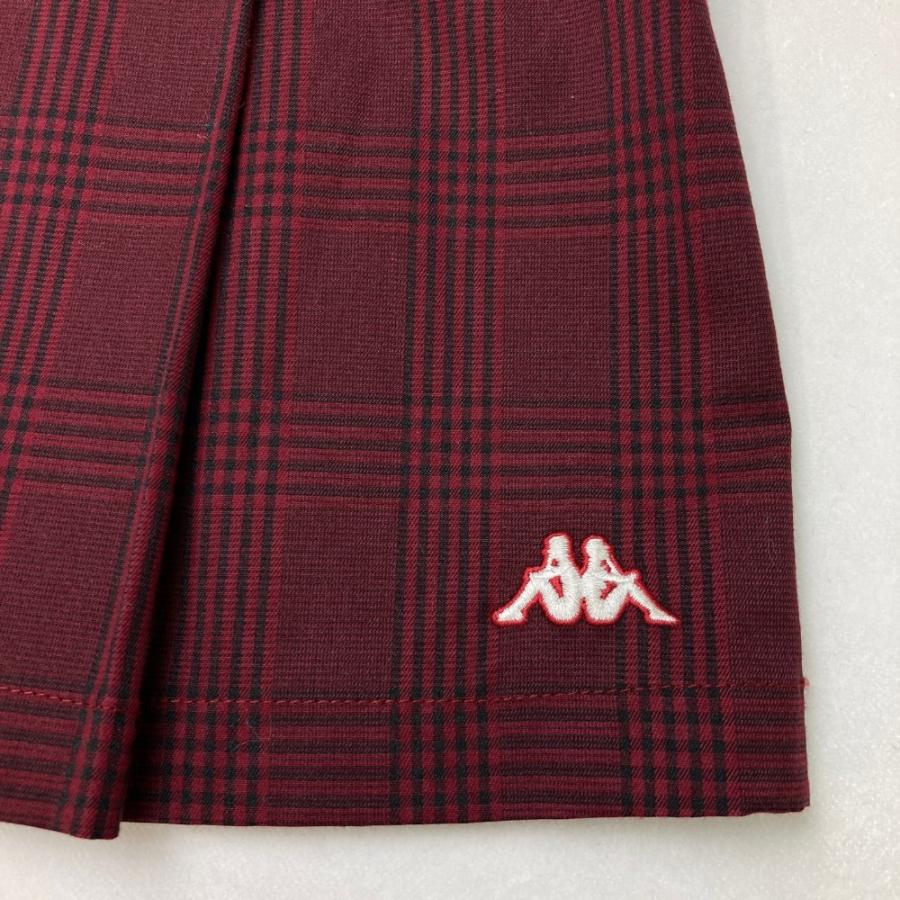 Kappa チェック柄 ゴルフスカート KAPPA GOLF カッパゴルフ ストレッチ プリーツスカート チェック柄