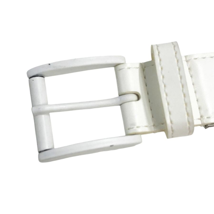 PEARLY GATES パーリーゲイツ　ホワイト ストライプ ベルト PEARLY GATES パーリーゲイツ ベルト ストライプ柄 ホワイト系