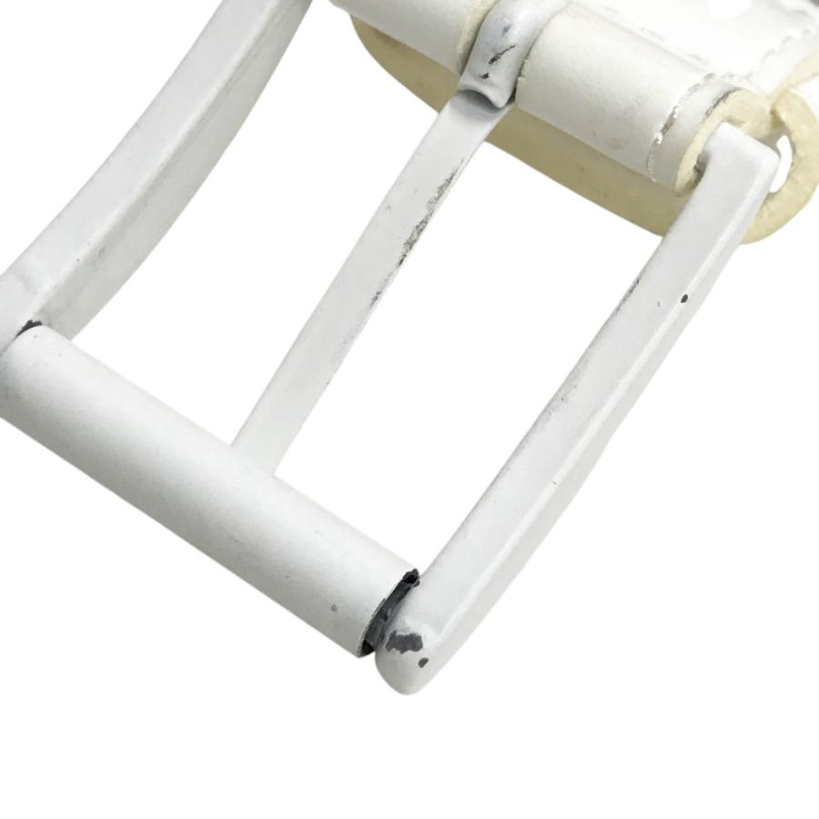 PEARLY GATES パーリーゲイツ　ホワイト ストライプ ベルト PEARLY GATES パーリーゲイツ ベルト ストライプ柄 ホワイト系