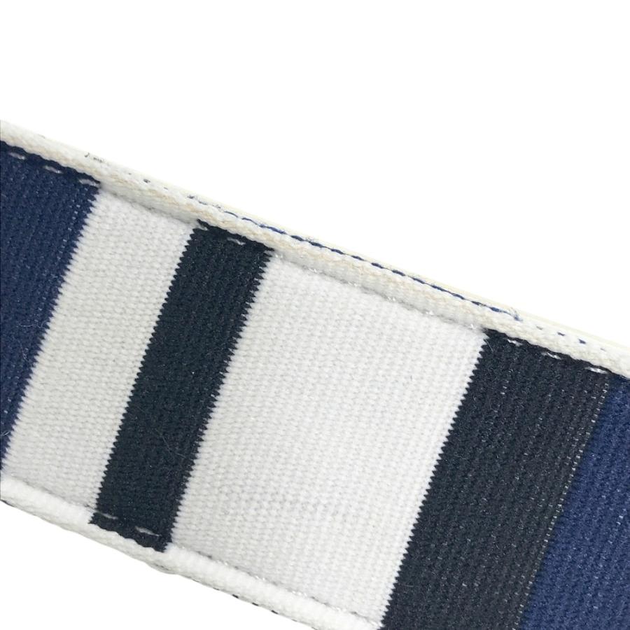 PEARLY GATES パーリーゲイツ　ホワイト ストライプ ベルト PEARLY GATES パーリーゲイツ ベルト ストライプ柄 ホワイト系