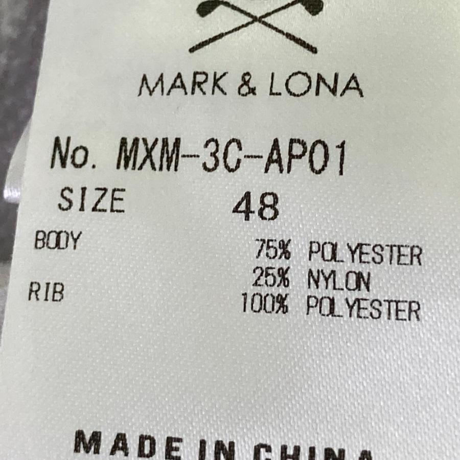 MARK&LONA マークアンドロナ ハーフジッププルオーバー 裏起毛 グレー