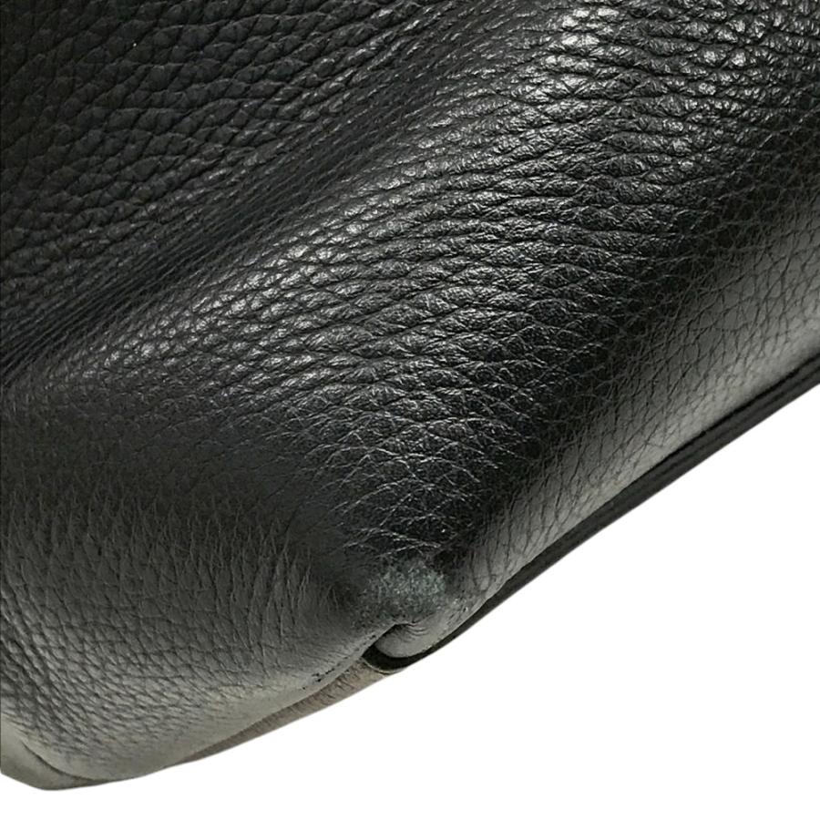 COACH コーチ F54758 2WAY レザー トート ビジネスバッグ ブラック系