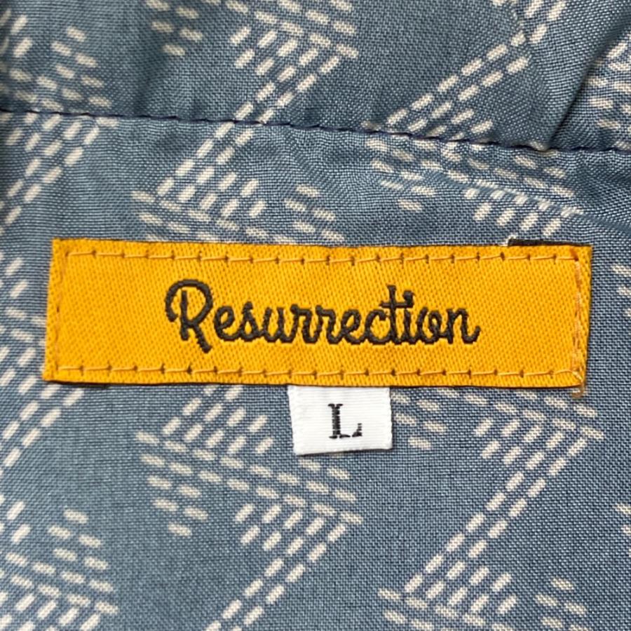 RESURRECTION レザレクション パンツ 裏起毛 ネイビー系 L