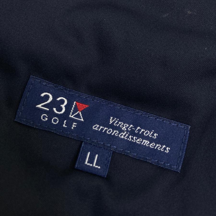 23区GOLF ニジュウサンクゴルフ ダウン ジップジャケット ネイビー系