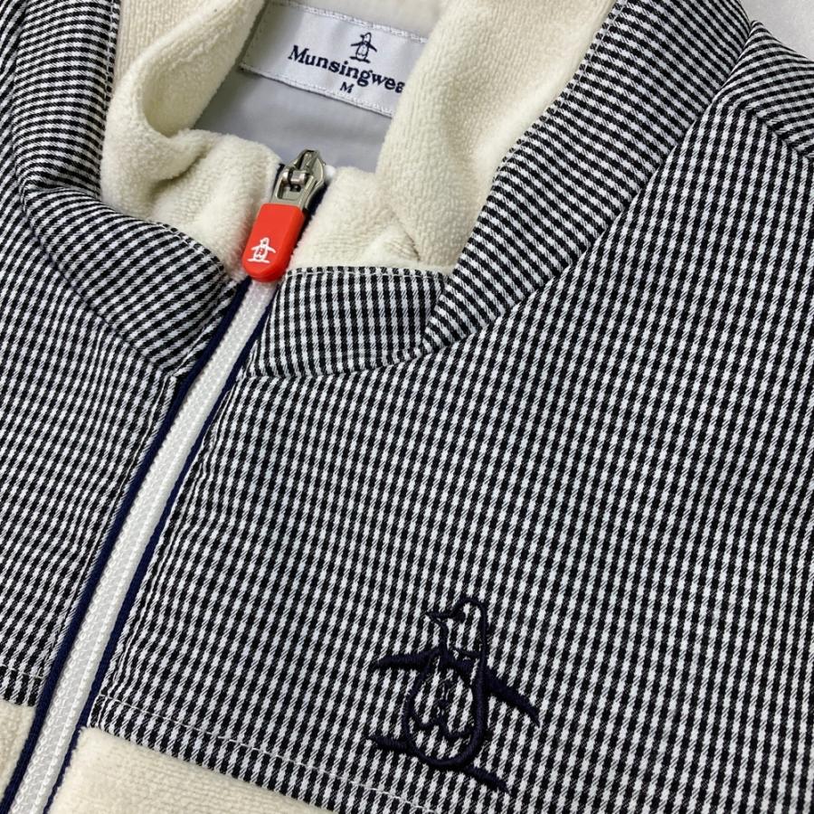 MUNSING WEAR マンシングウェア 裏地付 フリース ジップジャケット