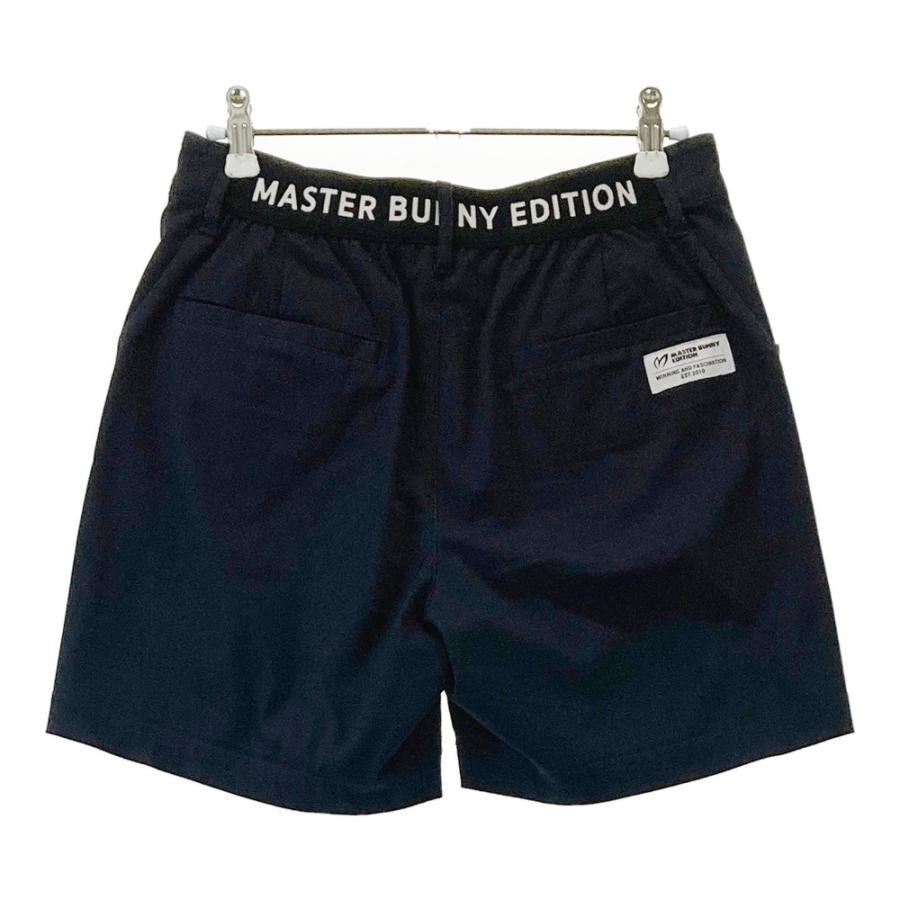 サイズ：0 MASTER BUNNY EDITION マスターバニーエディション  サイドロゴ ストレッチショートパンツ  ネイビー系 [240101447994] ゴルフウェア レディース ストスト MASTER BUNNY EDITION マスターバニーエディション サイドロゴ