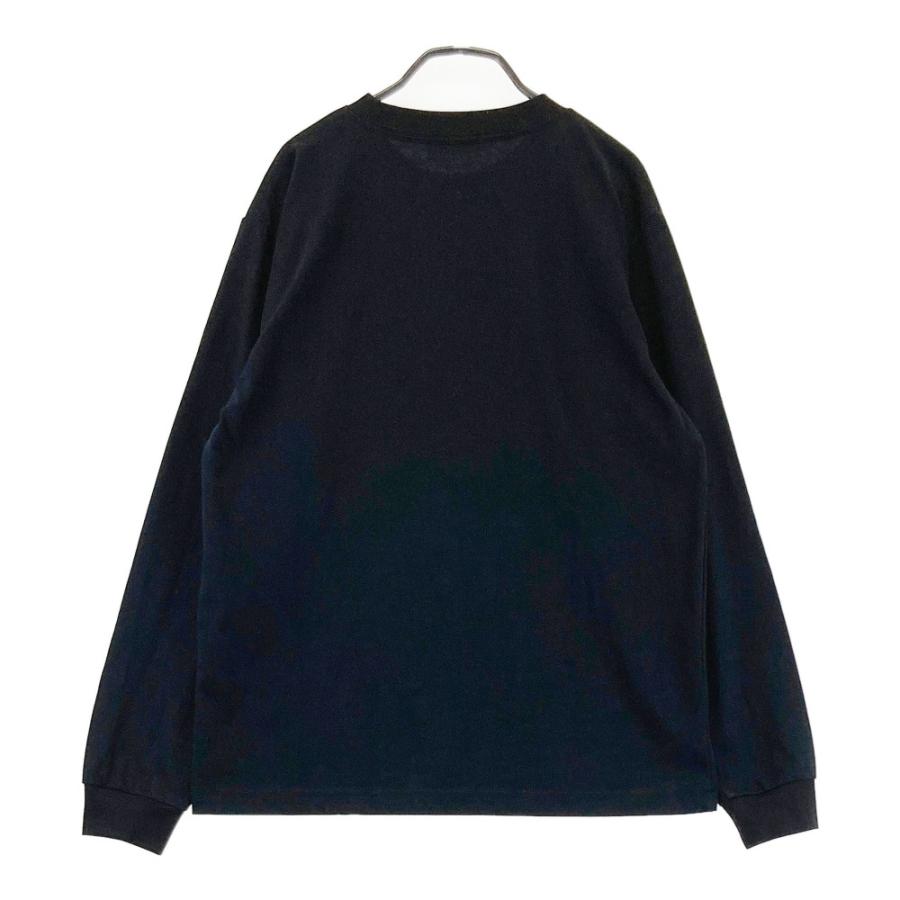 サイズ：S EFFLORESCENCE エフロレッセンス  長袖Tシャツ ロゴ ブラック系 [240101448562] ゴルフウェア メンズ ストスト EFFLORESCENCE エフロレッセンス 長袖Tシャツ ロゴ ブラック系 S