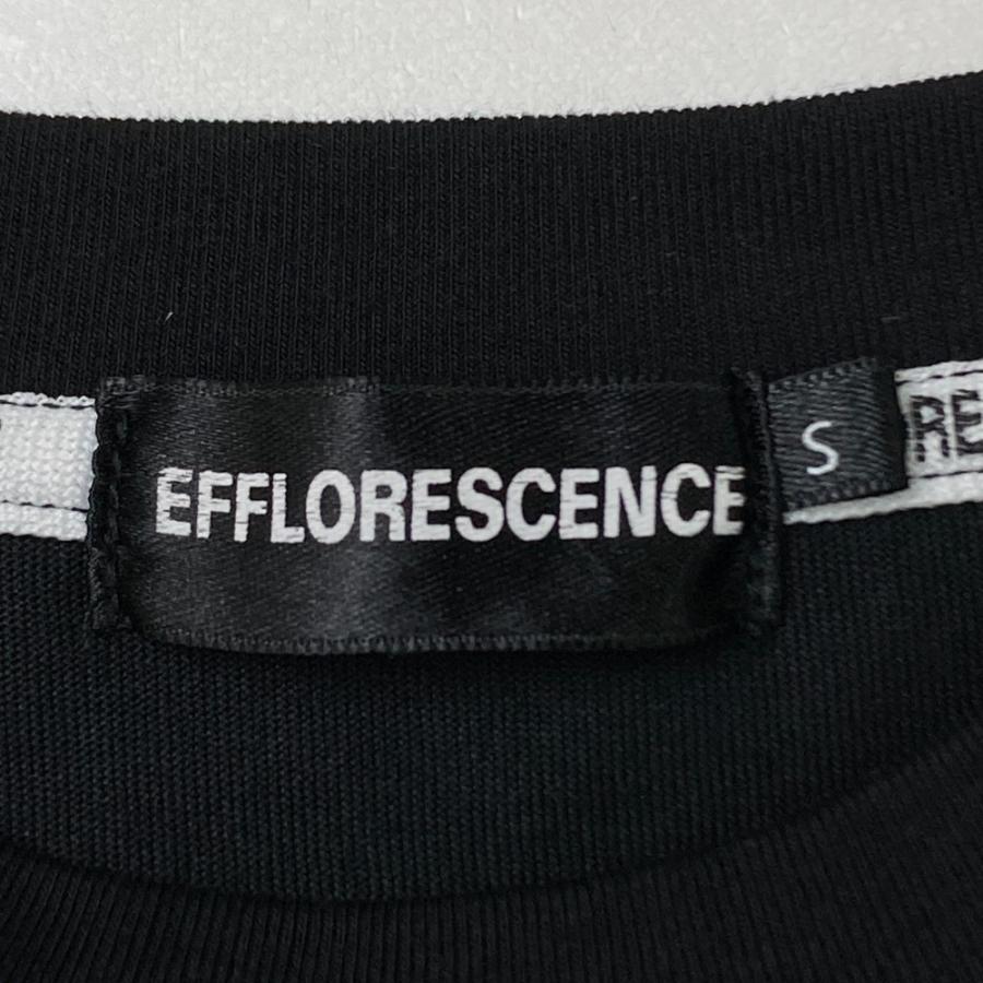 EFFLORESCENCE エフロレッセンス 長袖Tシャツ ロゴ ブラック系 S