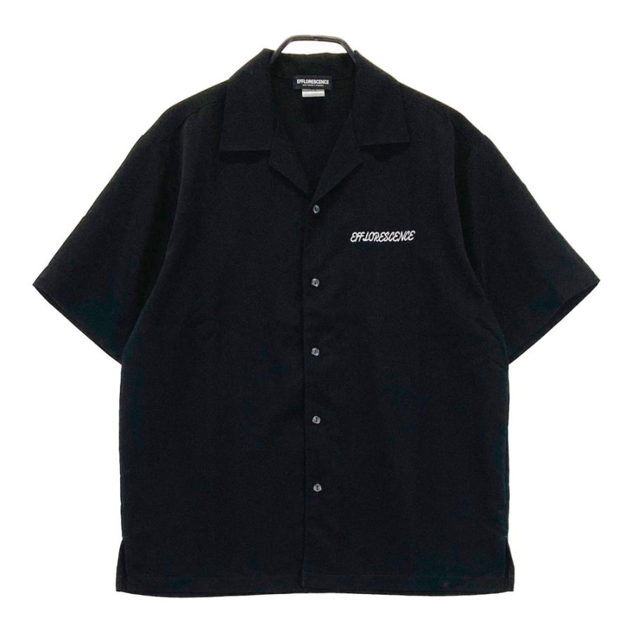 EFFLORESCENCE 黒 ポロシャツ 半袖 EFFLORESCENCE エフロ