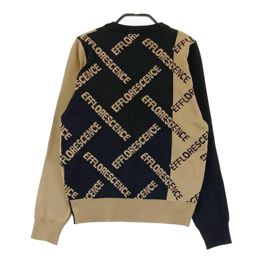 サイズ：S EFFLORESCENCE エフロレッセンス  ニット セーター  ベージュ系 [240101448573] ゴルフウェア レディース ストスト EFFLORESCENCE エフロレッセンス ニット セーター ベージュ系 S