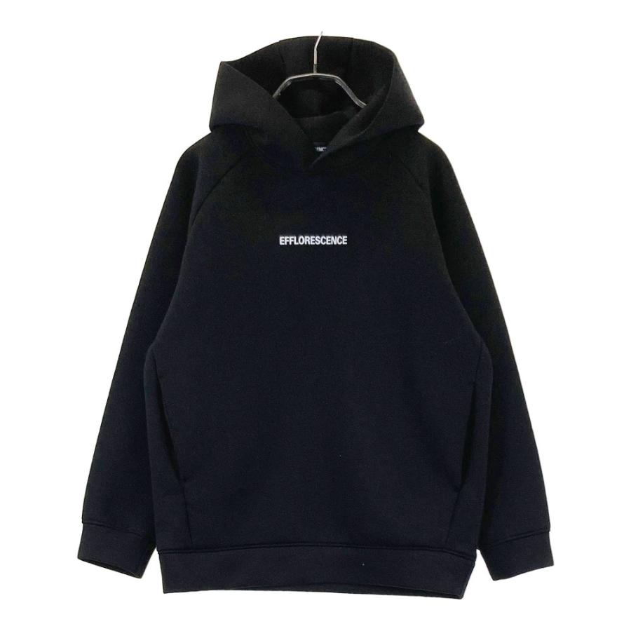 【S】EFFLORESCENCE 黒パーカー　ゴルフ EFFLORESCENCE エフロレッセンス パーカー ブラック系 S ゴルフウェア
