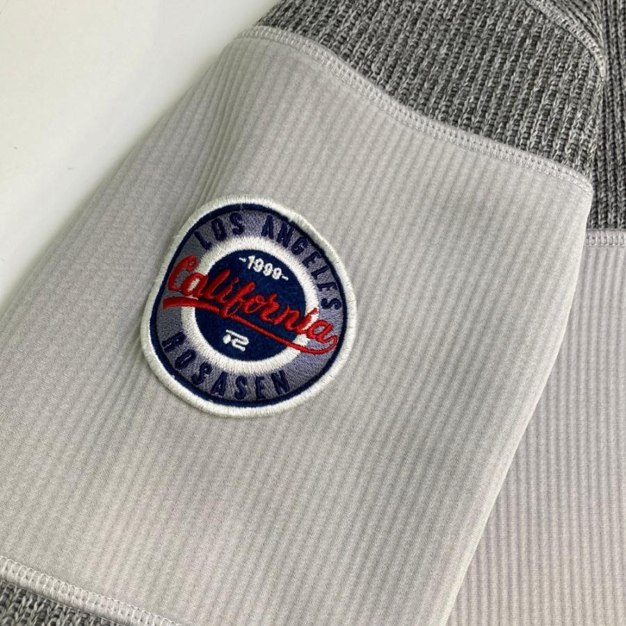 ROSASEN ロサーセン ニットジャケット グレー系 L ゴルフウェア