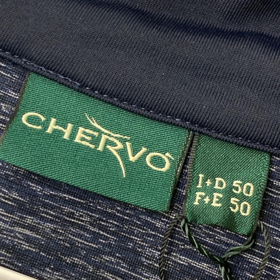 新品】CHERVO シェルボ ジップジャケット ネイビー系 50 ゴルフウェア