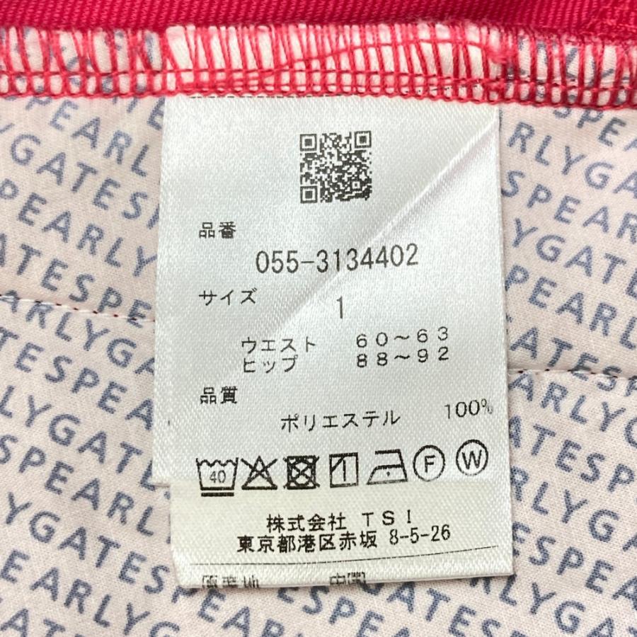 PEARLY GATES パーリーゲイツ 2023年モデル スカート 総柄 ピンク系 1 ゴルフウェア レディースの画像