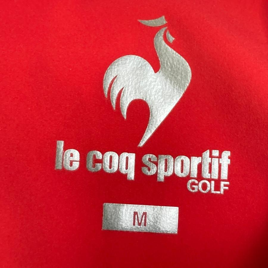 LE COQ GOLF ルコックゴルフ 長袖 ジップジャケット レッド系 M ゴルフ