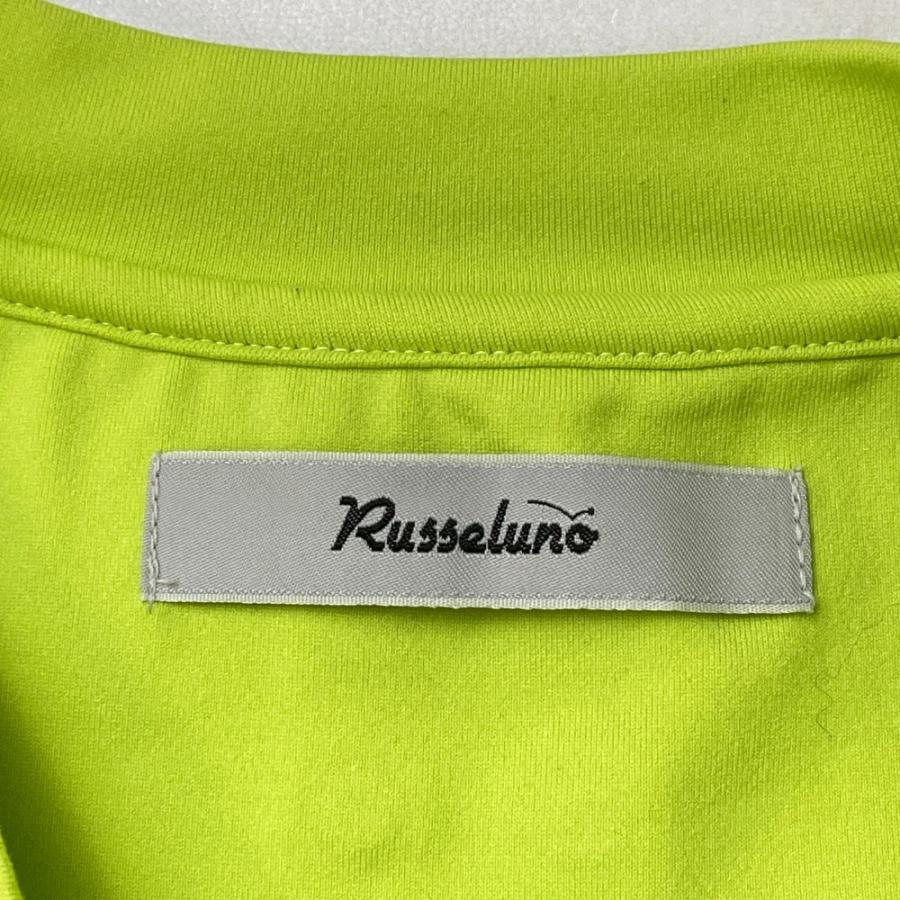 Russeluno（ラッセルノ） モックネック 半袖Tシャツ バックプリント
