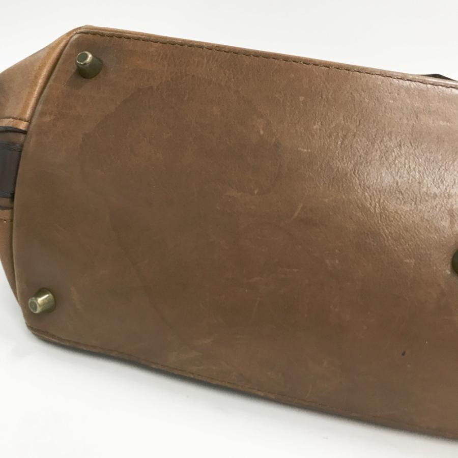 COACH コーチ 71189 2WAY レザー トートバッグ ブラウン系