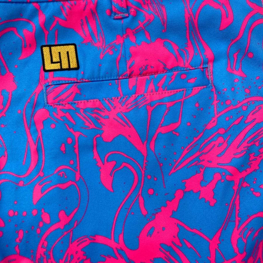 LOUD MOUTH ラウドマウス ロングパンツ フラミンゴズブルーネオン