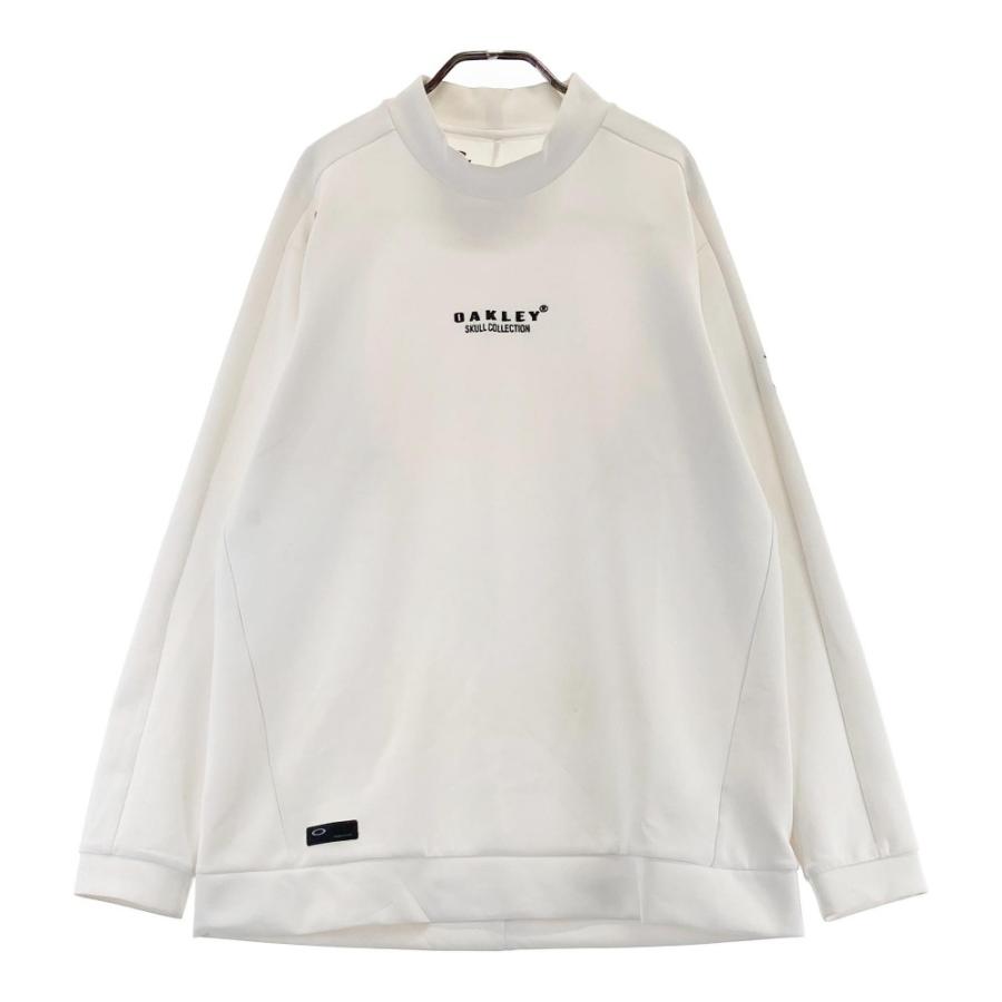 オークリー OAKLEY ニット トレーナー モックネック スカル 刺繍 ゴルフ