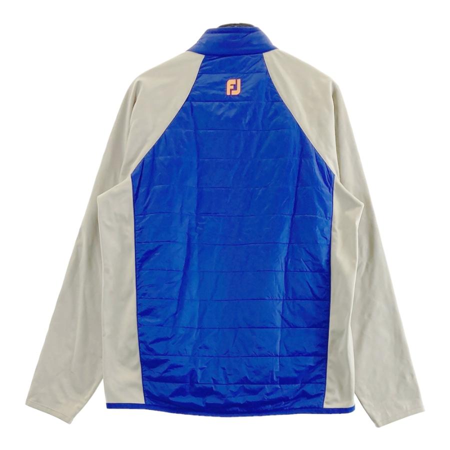 【未使用品】フットジョイ 薄手 中綿ジャケット ゴルフウェア メンズ L FOOT JOY フットジョイ 中綿ジャケット ブルー系 L ゴルフウェア