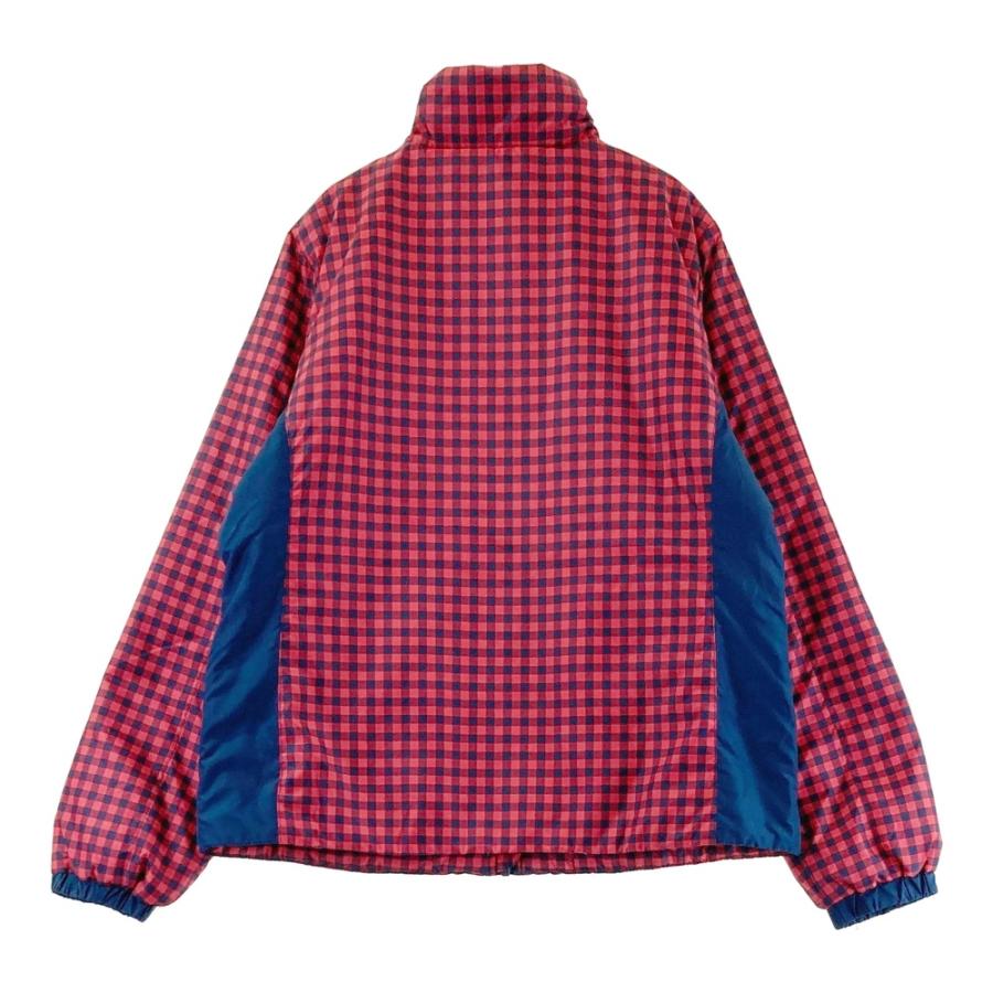 サイズ：LL FILA GOLF フィラゴルフ  中綿ジップジャケット チェック柄 レッド系 [240101538840] ゴルフウェア レディース ストスト FILA GOLF フィラゴルフ 中綿 ジップジャケット チェック柄 レッド系