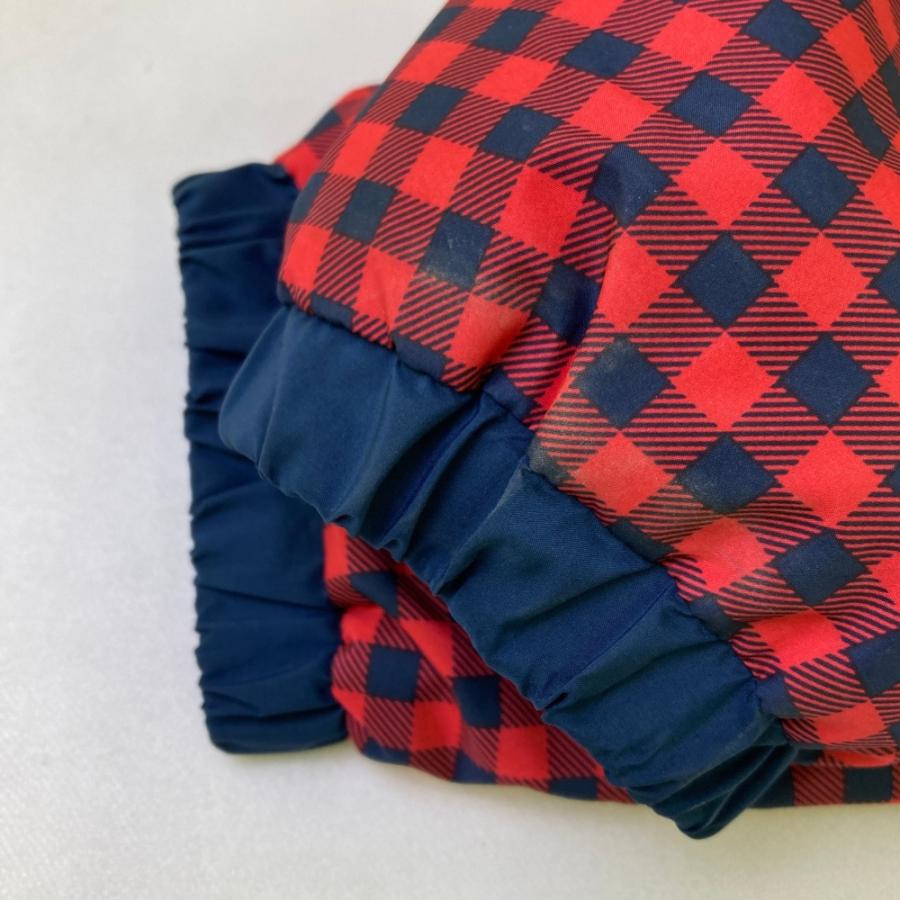 サイズ：LL FILA GOLF フィラゴルフ  中綿ジップジャケット チェック柄 レッド系 [240101538840] ゴルフウェア レディース ストスト FILA GOLF フィラゴルフ 中綿 ジップジャケット チェック柄 レッド系