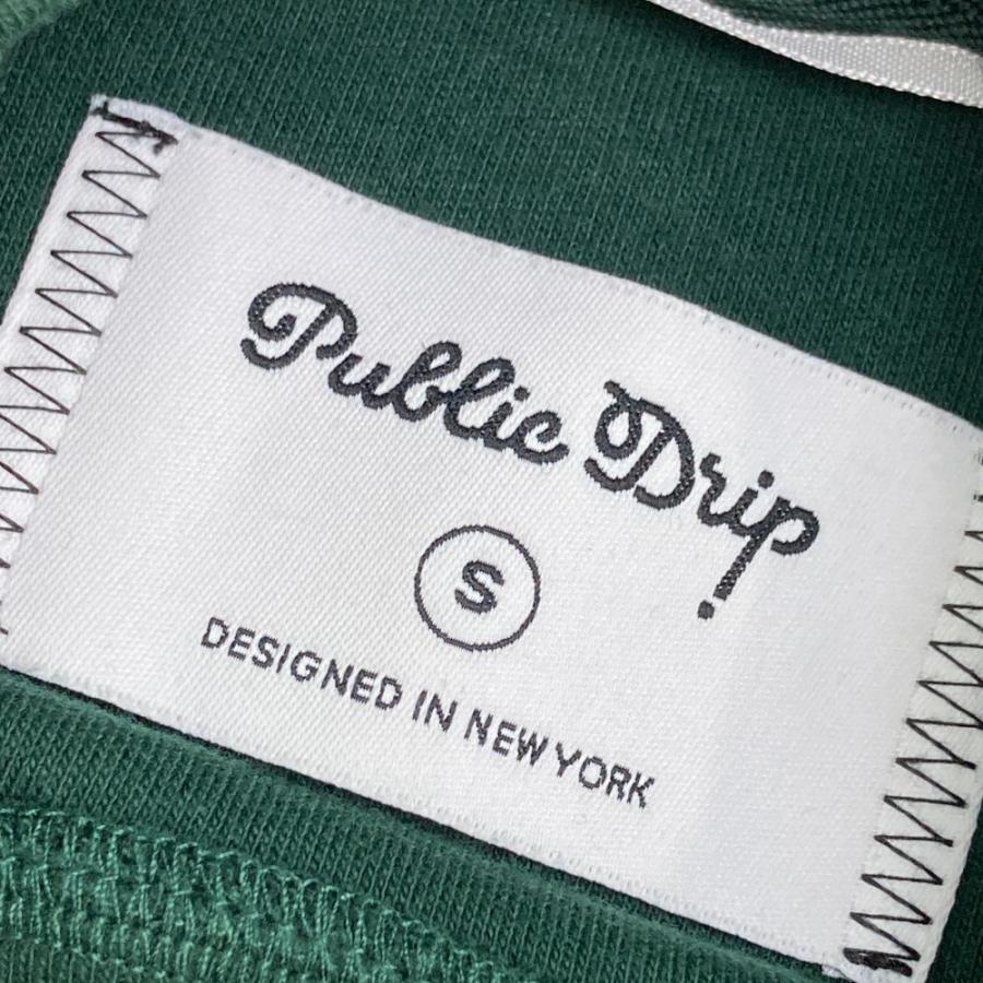 PUBLIC DRIP パブリックドリップ 2024年モデル 長袖Tシャツ グリーン系