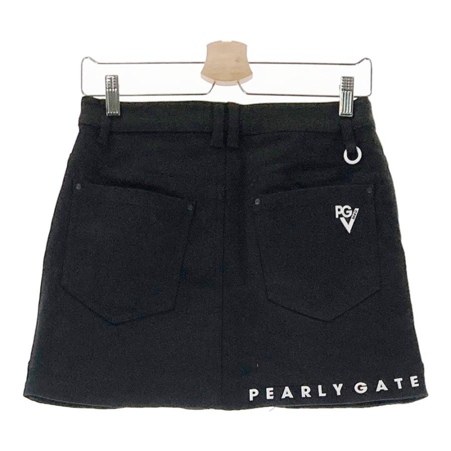 サイズ：0 PEARLY GATES パーリーゲイツ  ストレッチスカート  ブラック系 [240101451725] ゴルフウェア レディース ストスト PEARLY GATES（パーリーゲイツ） ストレッチスカート ブラック系 0