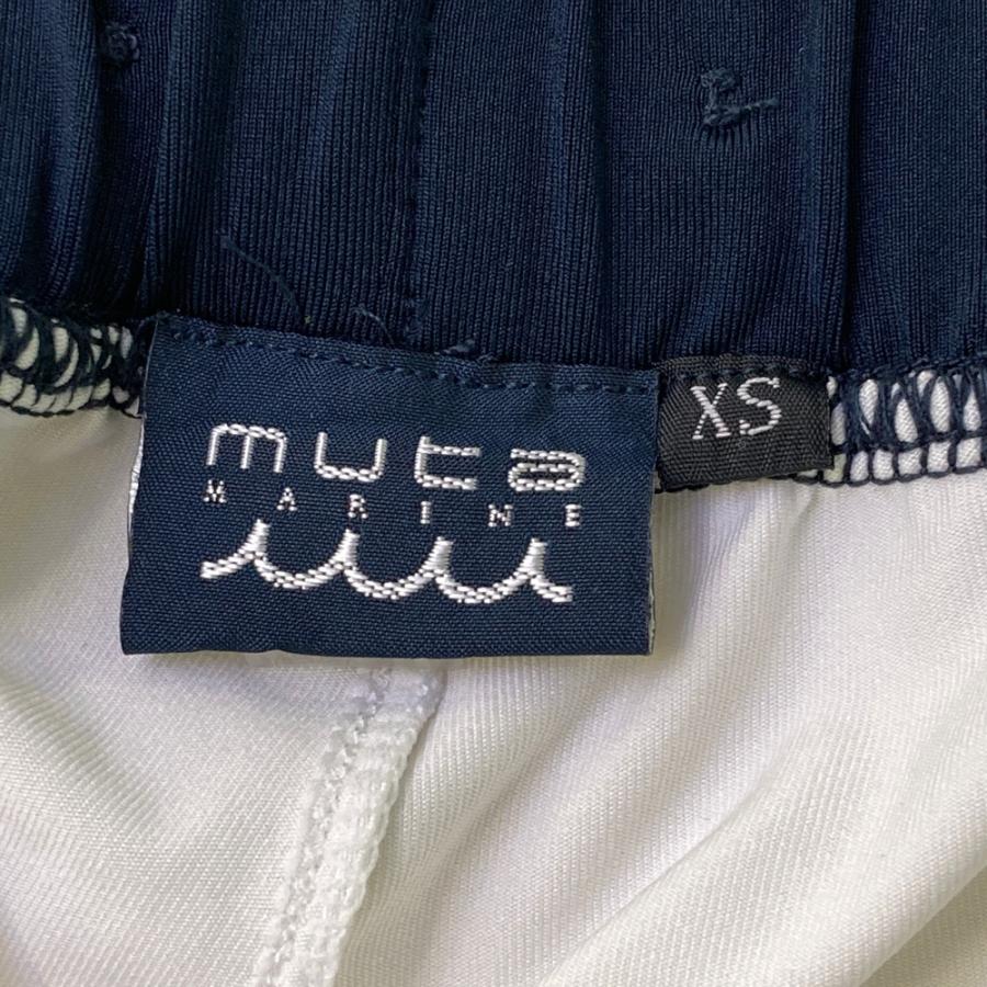ムータ muta ムータマリン ゴルフ ハーフパンツ ボーダー ネイビー MUTA MARINE ムータマリン ストレッチ ハーフパンツ ボーダー柄