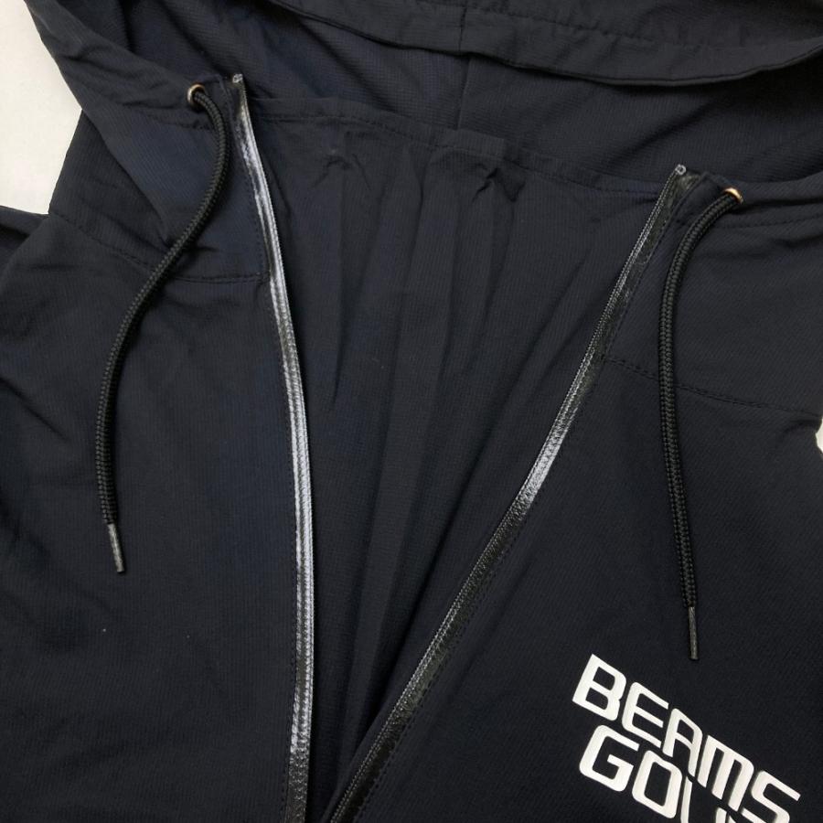 BEAMS GOLF ビームスゴルフ ハーフジップ 長袖ブルゾン ポケッタブル