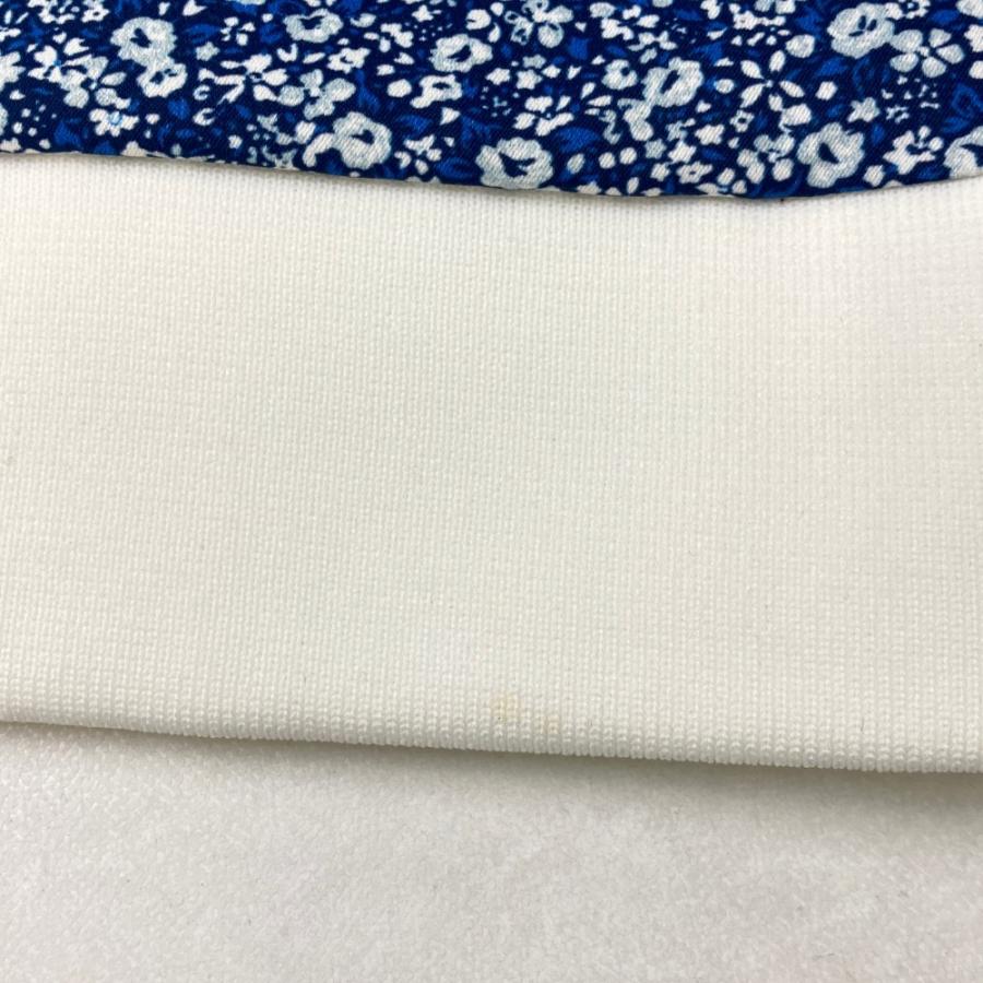 【美品】BEAMS GOLF　ビームスゴルフ 花柄 ジップアップジャケット M BEAMS GOLF ビームスゴルフ ジップジャケット 花 総柄 ブルー系 L