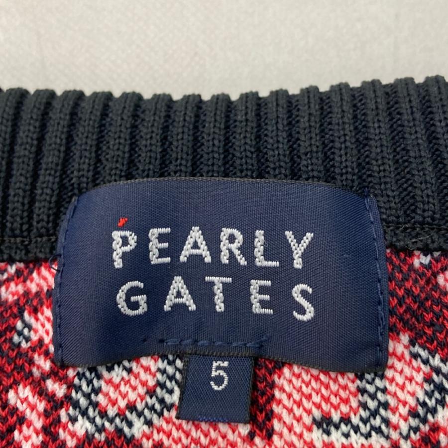 PEARLY GATES パーリーゲイツ ×PEANUTS ウール混 ニットベスト