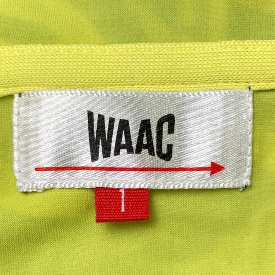 サイズ：1 WAAC ワック  フード付Tシャツ 総柄 グリーン系 [240101452431] ゴルフウェア レディース ストスト WAAC ワック フード付Tシャツ 総柄 グリーン系 1 ゴルフウェア